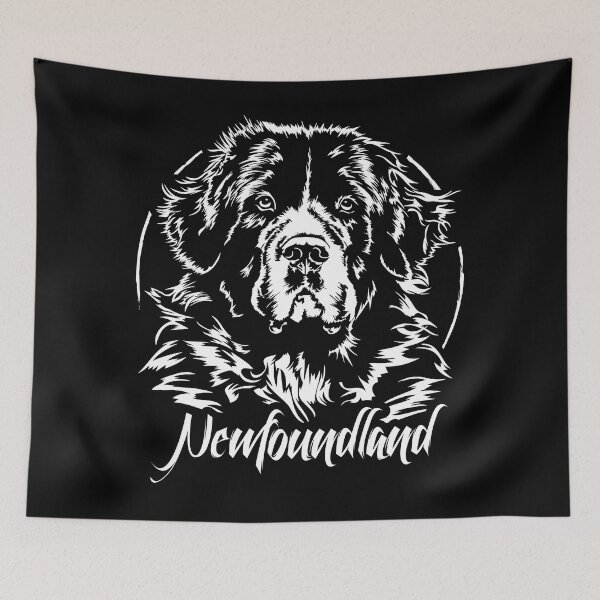 Item preview, Newfoundland Dog Canine Portrait designed and sold by dogarts.