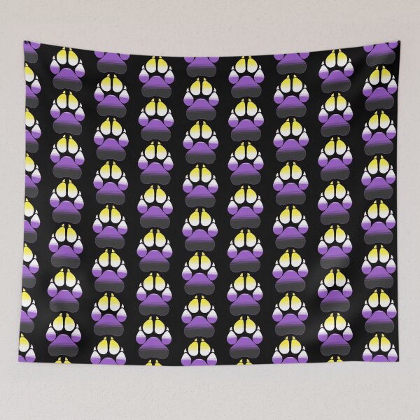 Item preview, Pawprint - Nonbinary designed and sold by Draikinator.