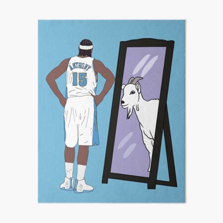 Carmelo Anthony Celebration Sketch | Art Board Print