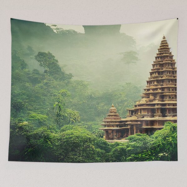 Item preview, Temple in the Mist designed and sold by OccultDreams.