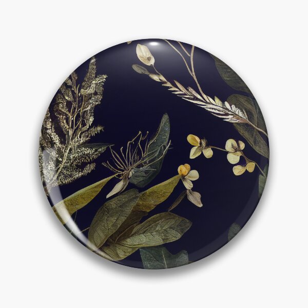 Item preview, Dark vintage botanical pattern designed and sold by Lenkooo.