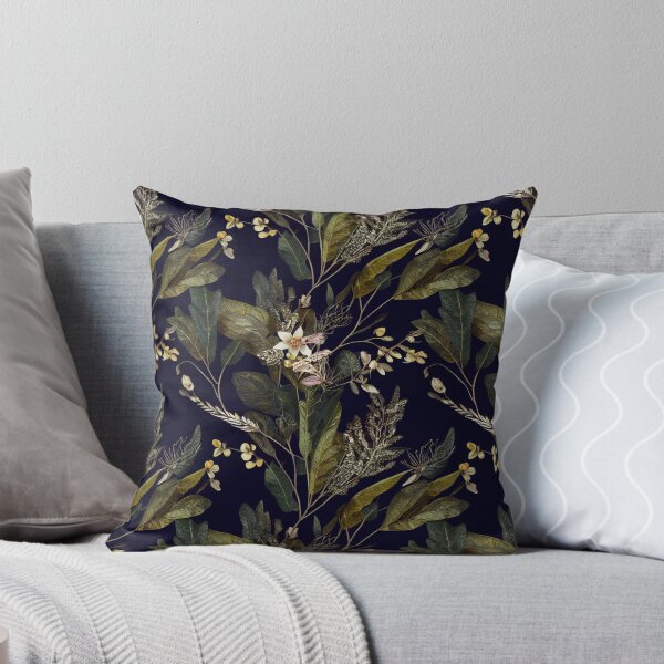 Item preview, Motif botanique vintage sombre designed and sold by Lenkooo.