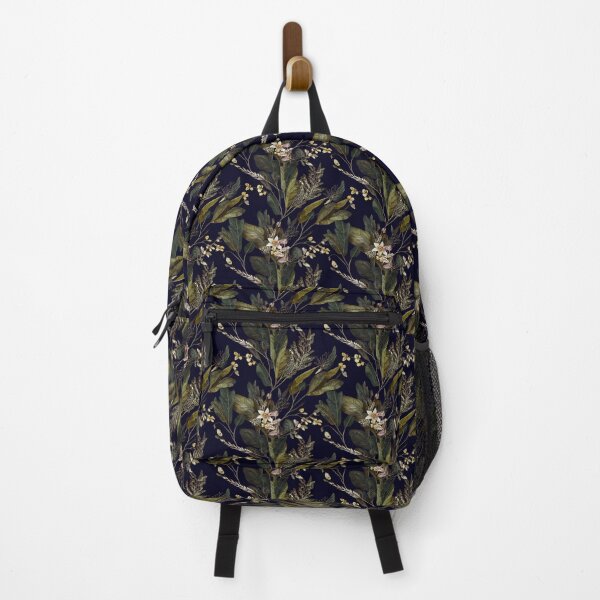 Item preview, Dark vintage botanical pattern designed and sold by Lenkooo.
