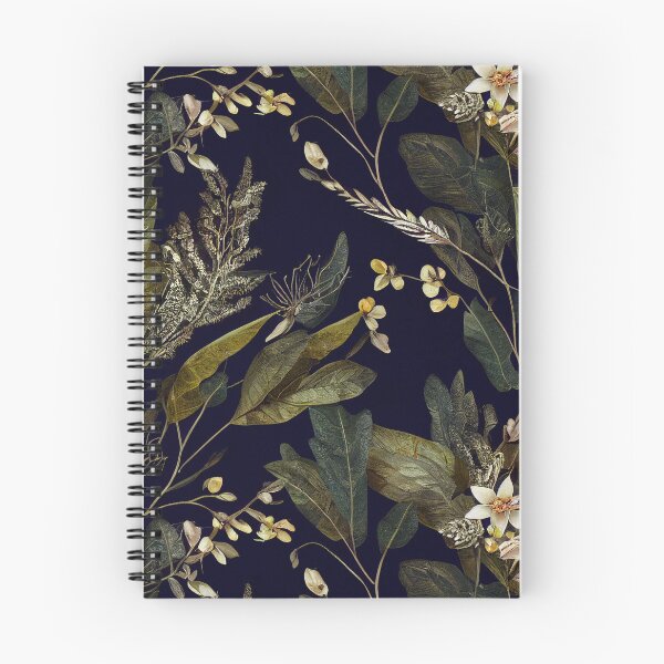Item preview, Dark vintage botanical pattern designed and sold by Lenkooo.