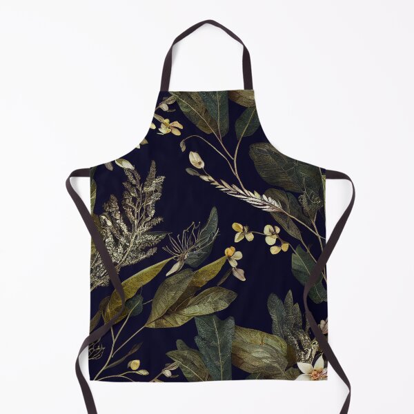 Item preview, Dark vintage botanical pattern designed and sold by Lenkooo.