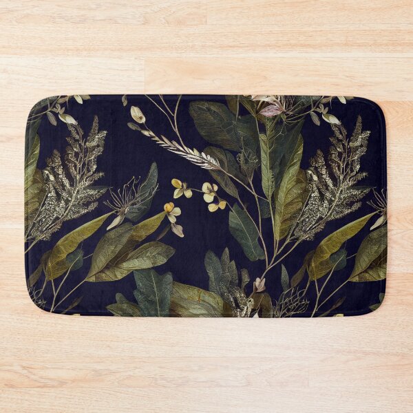 Item preview, Dark vintage botanical pattern designed and sold by Lenkooo.