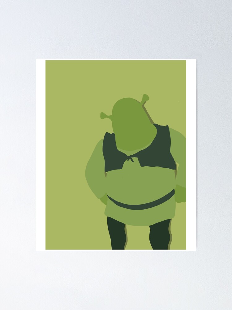 "Shrek Minimalistic Premium Scoop" Poster for Sale by KuttyArts | Redbubble