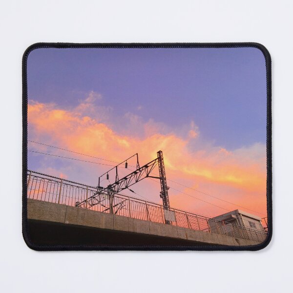 Item preview, Evening sun and train road designed and sold by LNNNG.