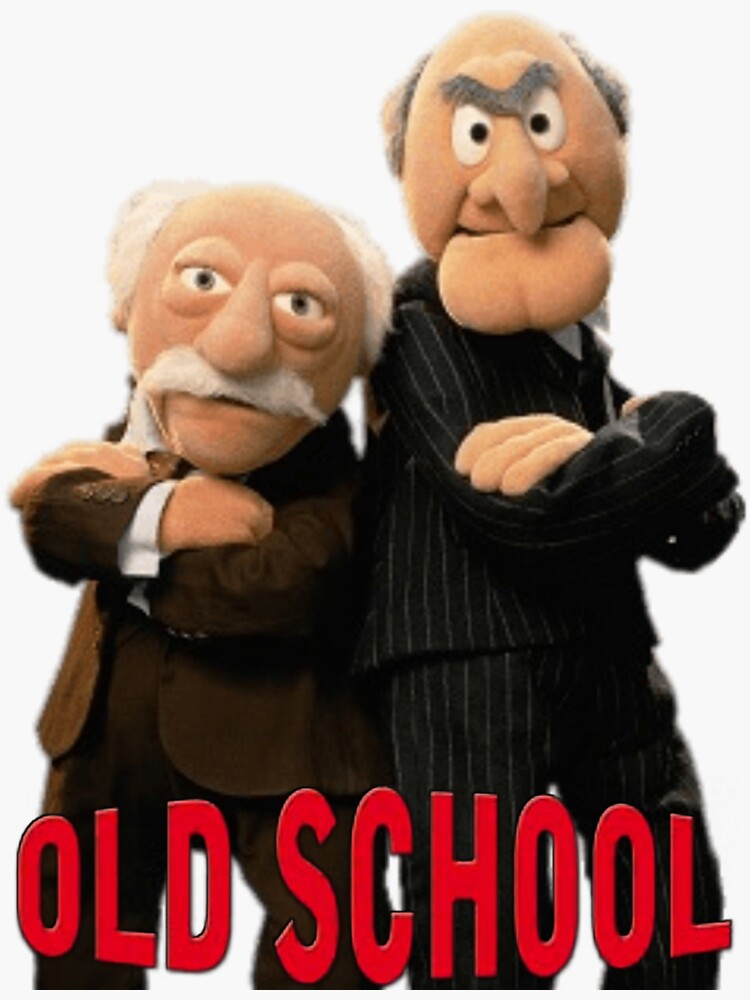 "Statler and Waldorf haters gonna hate" Sticker for Sale by Worldart4