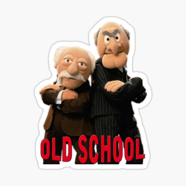 "Statler and Waldorf haters gonna hate" Sticker for Sale by Worldart4