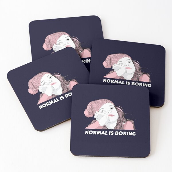Item preview, Normal is boring girl designed and sold by AdrianShirt.
