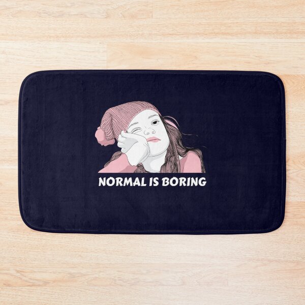 Item preview, Normal is boring girl designed and sold by AdrianShirt.