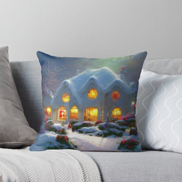 Item preview, Rural winter cottage designed and sold by AnnArtshock.