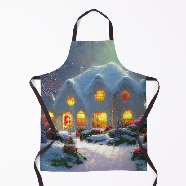 Item preview, Rural winter cottage designed and sold by AnnArtshock.