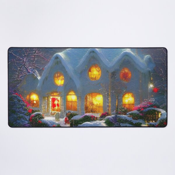 Item preview, Rural winter cottage designed and sold by AnnArtshock.