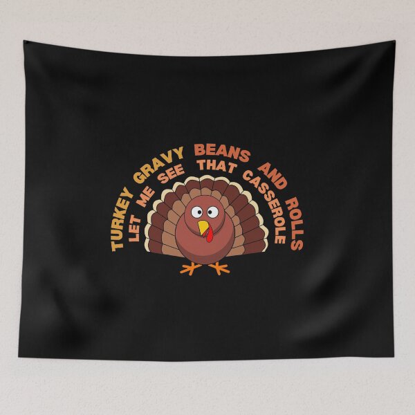 Item preview, turkey gravy beans and rolls. Rainbow Leopard Fall designed and sold by El-kournafi.