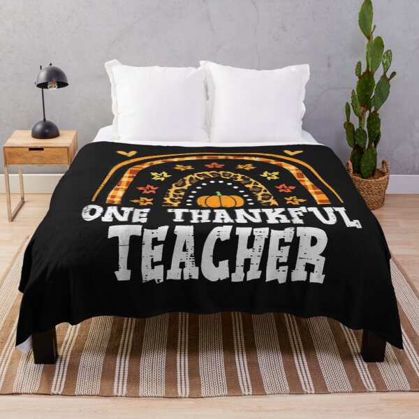 Item preview, Fall Rainbow One Thankful Teacher Thanksgiving Fall Women T-Shirt designed and sold by Knight-Saverin.