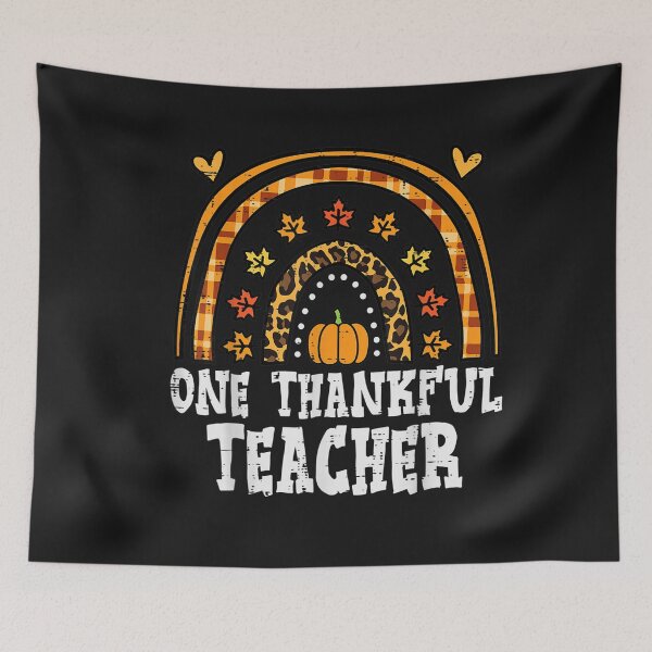 Item preview, Fall Rainbow One Thankful Teacher Thanksgiving Fall Women T-Shirt designed and sold by Knight-Saverin.