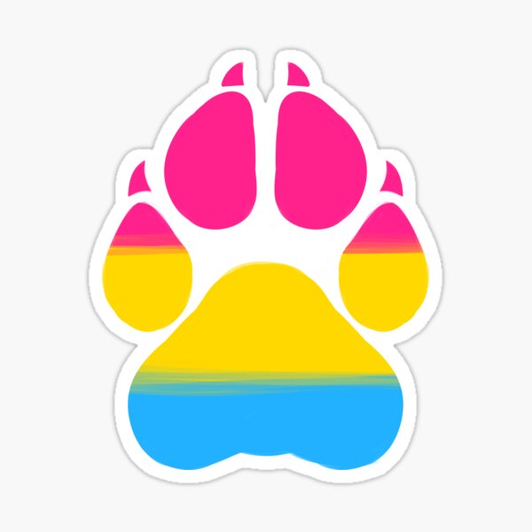 Pawprint - Pan Sticker