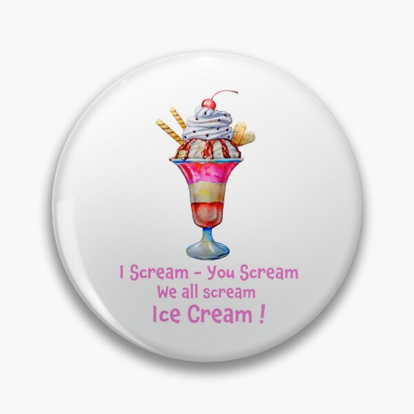 Item preview, I Scream - You Scream. We all scream Ice Cream - (+ View this design on 75+ products) designed and sold by Julien Hebbrecht.