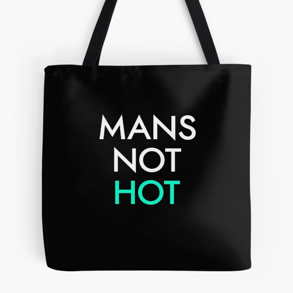 Item preview, Mans Not Hot Vertical - Aqua designed and sold by Essenti4lgoods.