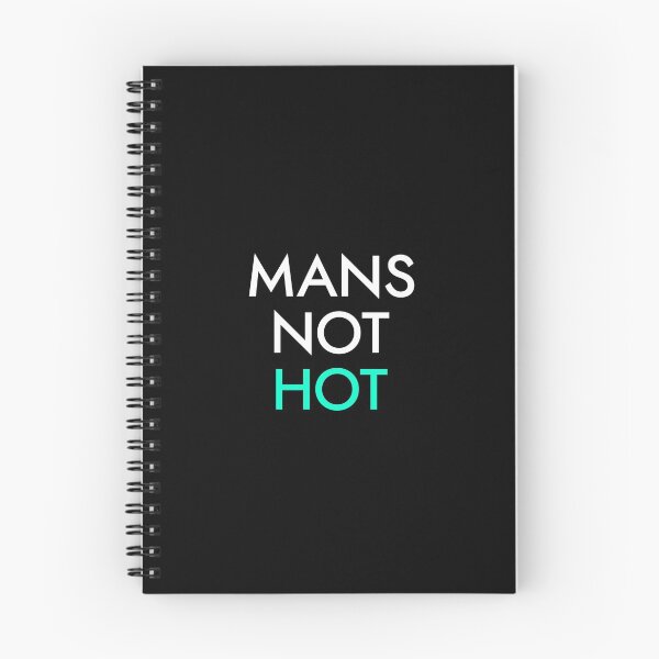 Item preview, Mans Not Hot Vertical - Aqua designed and sold by Essenti4lgoods.
