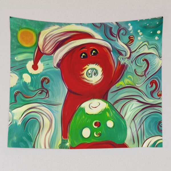 Item preview, The Green Xmas Pud designed and sold by PictureNZ.