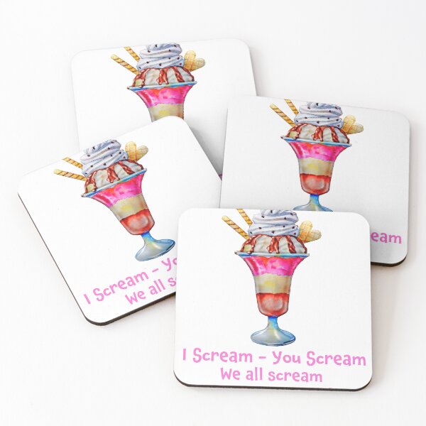 Item preview, I Scream - You Scream. We all scream Ice Cream - (+ View this design on 75+ products) designed and sold by Julien Hebbrecht.