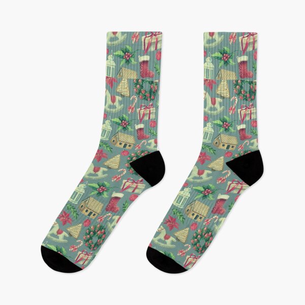 Item preview, Christmas retro pattern designed and sold by moxdesign.
