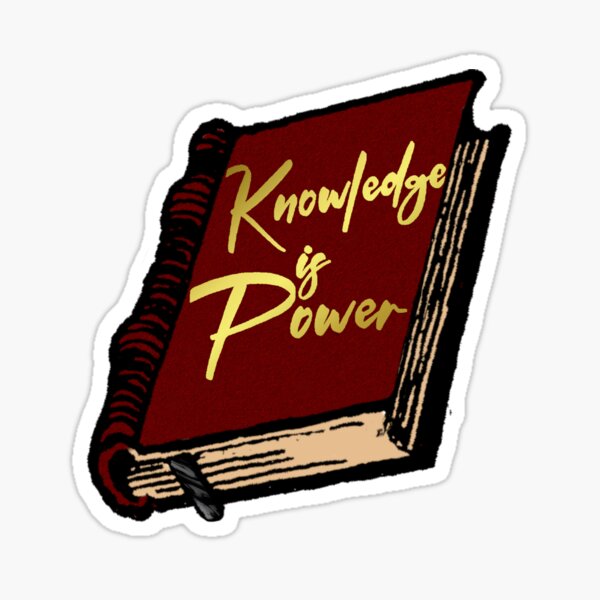 Item preview, Knowledge is Power designed and sold by ELDigitals.