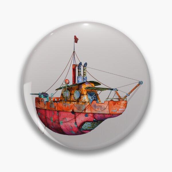 Item preview, Steampunk Cute Old Boat 1 of 2 designed and sold by ChristinasMess.