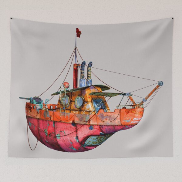 Item preview, Steampunk Cute Old Boat 1 of 2 designed and sold by ChristinasMess.