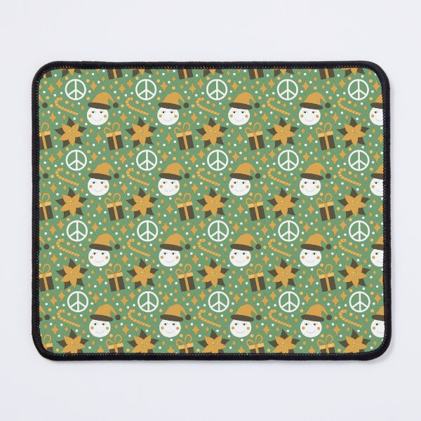 Item preview, Green Retro Christmas Pattern designed and sold by moxdesign.