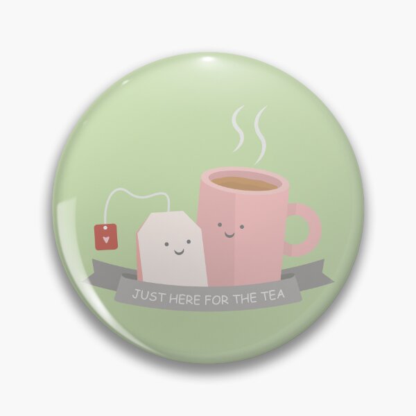 Item preview, Just Here For The Tea | Kawaii Tea Cup | Bes Teas designed and sold by Pisutachio.