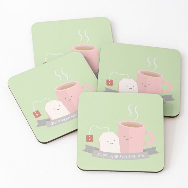 Item preview, Just Here For The Tea | Kawaii Tea Cup | Bes Teas designed and sold by Pisutachio.