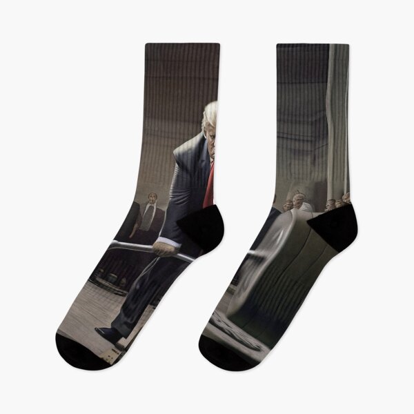 Item preview, Donald Trump deadlifting in front of audience designed and sold by RK - Shop.