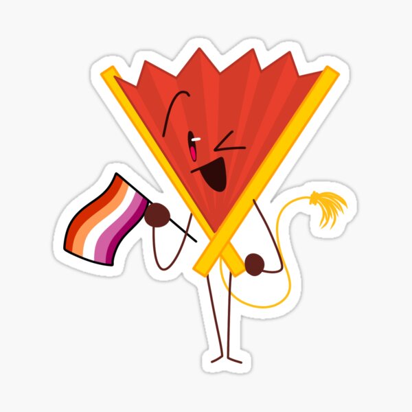 Inanimate Insanity Inspired Fan Pride Lesbian Sticker For Sale By Darkii Uwu Redbubble 8357