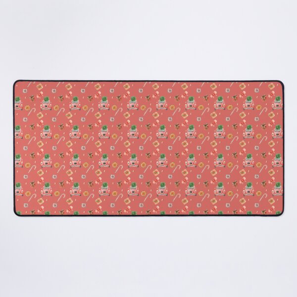 Item preview, Retro red Christmas pattern designed and sold by moxdesign.