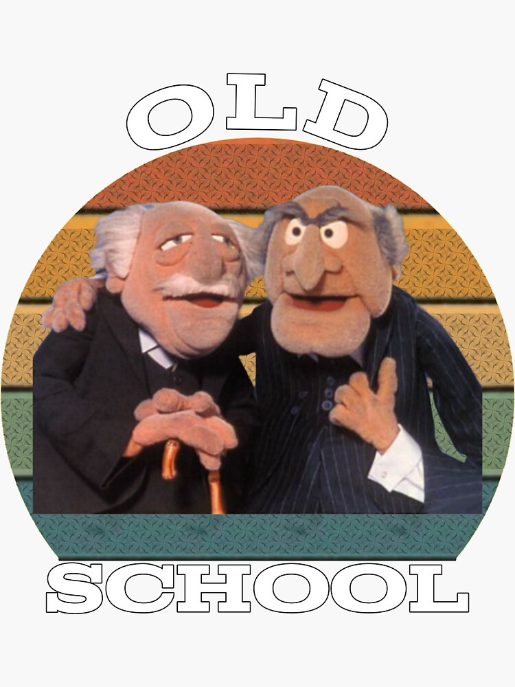 "Statler and Waldorf haters gonna hate" Sticker for Sale by Worldart4