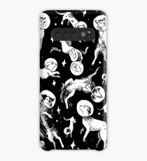 Space dogs (black background) Case/Skin for Samsung Galaxy