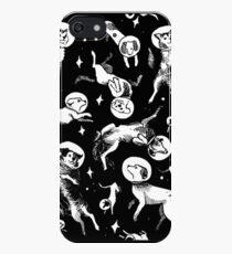 Space dogs (black background) iPhone SE/5s/5 Case