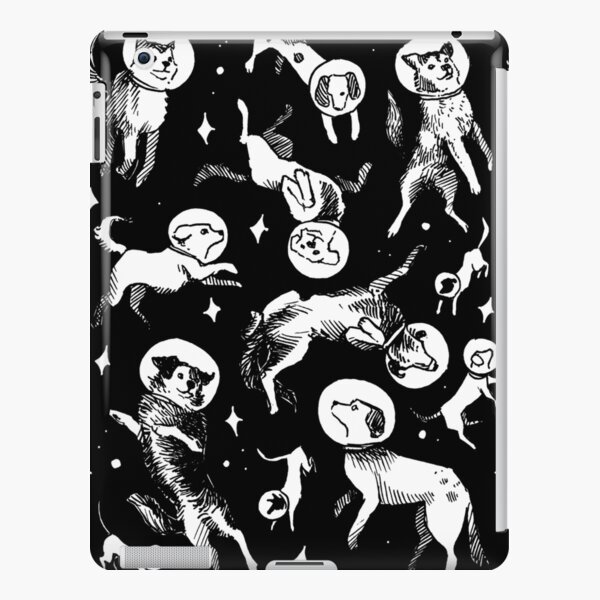 Space dogs (black background) iPad Snap Case