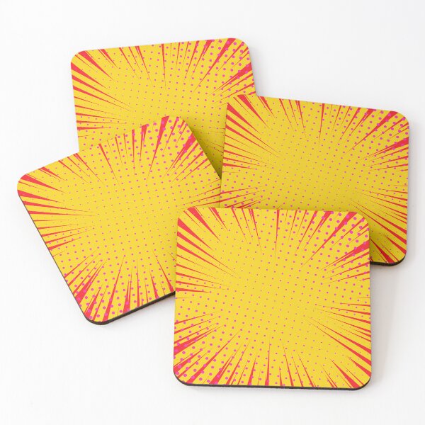 Item preview, Yellow red retro rays  designed and sold by moxdesign.