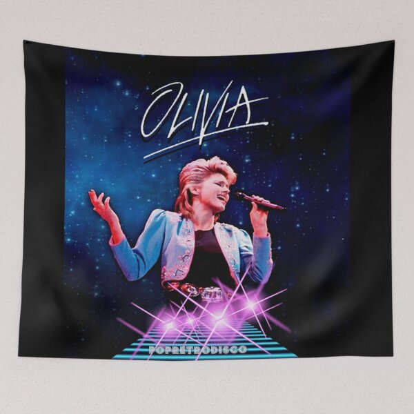 Item preview, Olivia Newton-John - Brilliant in Blue - 1980s - Music - Designed by PopRetroDisco designed and sold by popretrodisco.