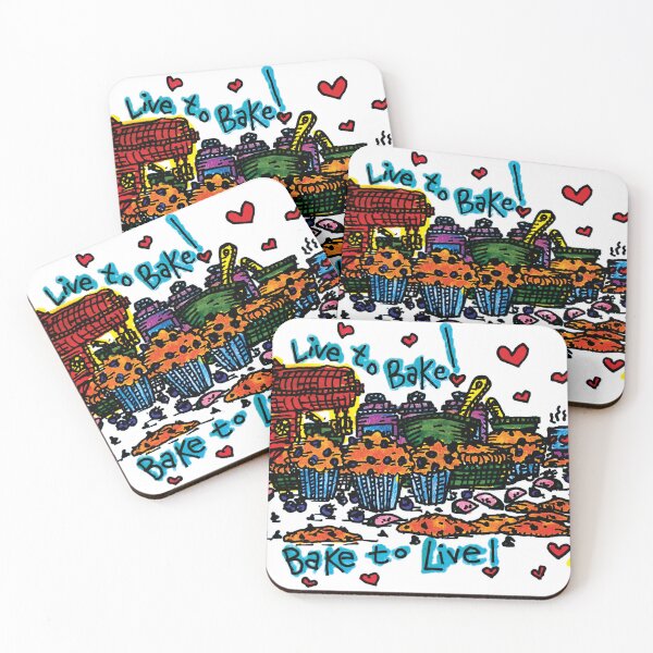 Item preview, LIVE TO BAKE! designed and sold by SethBondPerry.