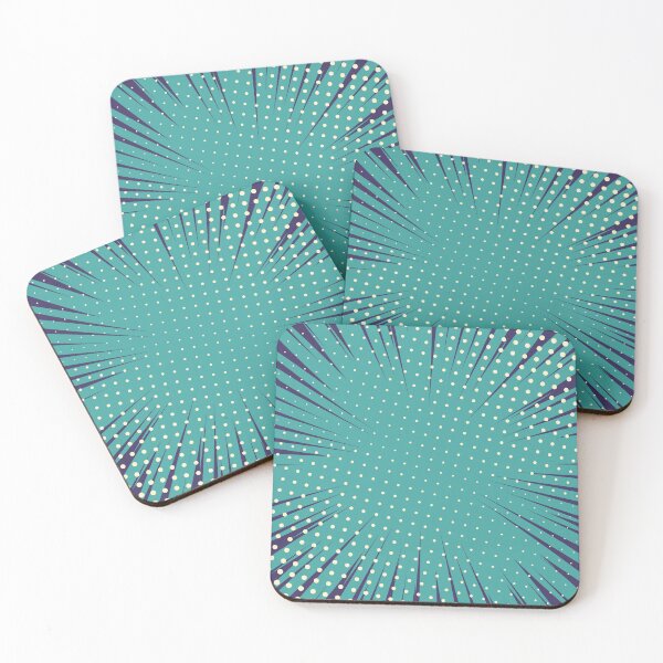 Item preview, Retro rays in blue designed and sold by moxdesign.