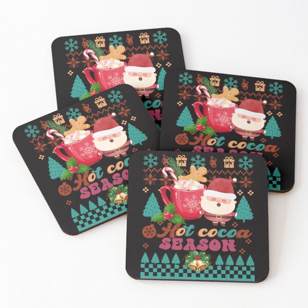 Item preview, Hot Cocoa Season, Christmas Hot Chocolate, Cute Christmas Santa designed and sold by desireedickens.