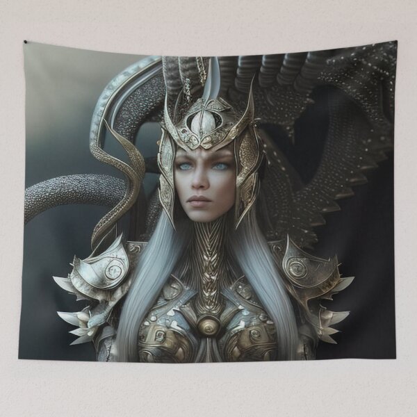 Item preview, Awesome valkyrie female warrior designed and sold by RK - Shop.