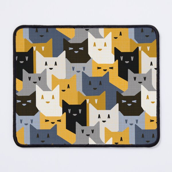 Item preview, Old Cat Lady Crochet - Yellow, Grey Blue designed and sold by TigaTiga.