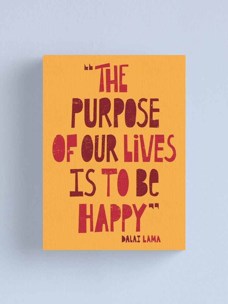 Alternate view of Be Happy Canvas Print